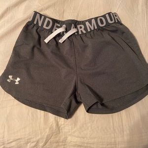 Gray Under Armour shorts. Like new. Size medium.
